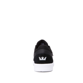 Mens Supra Low Top Shoes SAINT Black/White | AU-35587